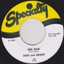 DON & DEWEY "JUSTINE/ BIM BAM"