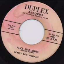 SONNY BOY WILLIAMS "Alice Mae Blues/Opossum Rock" 7"