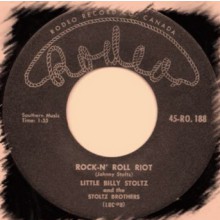 STOLTZ BROTHERS (Little Billy / Eddie) "Rock-N' Roll Riot / Eddy's Rock" 7"