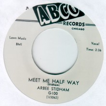 ARBEE STIDHAM "MEET ME HALF WAY / I'LL ALWAYS REMEMBER YOU" 7"