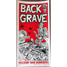 Back From The Grave" 10"x20" glow in the dark poster