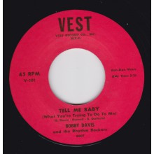 BOBBY DAVIS "GOING TO NEW ORLEANS / TELL ME BABY" 7"
