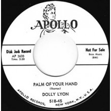 DOLLY LYON "PALM OF MY HAND /  CALL ME  DARLING" 7"
