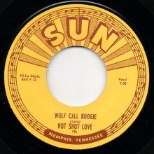 HOT SHOT LOVE "WOLF CALL BOOGIE / HARMONICA JAM" 7"