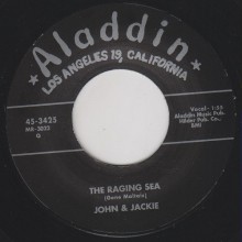 JOHN & JACKIE "LITTLE GIRL/THE RAGING SEA" 7"