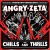 ANGRY ZETA "Chills And Thrills" LP+DC